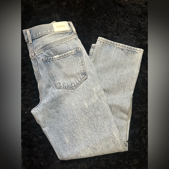 EXPRESS JEANS - Mom Jeans , Straight Leg Size 0 - Picture 6 of 9